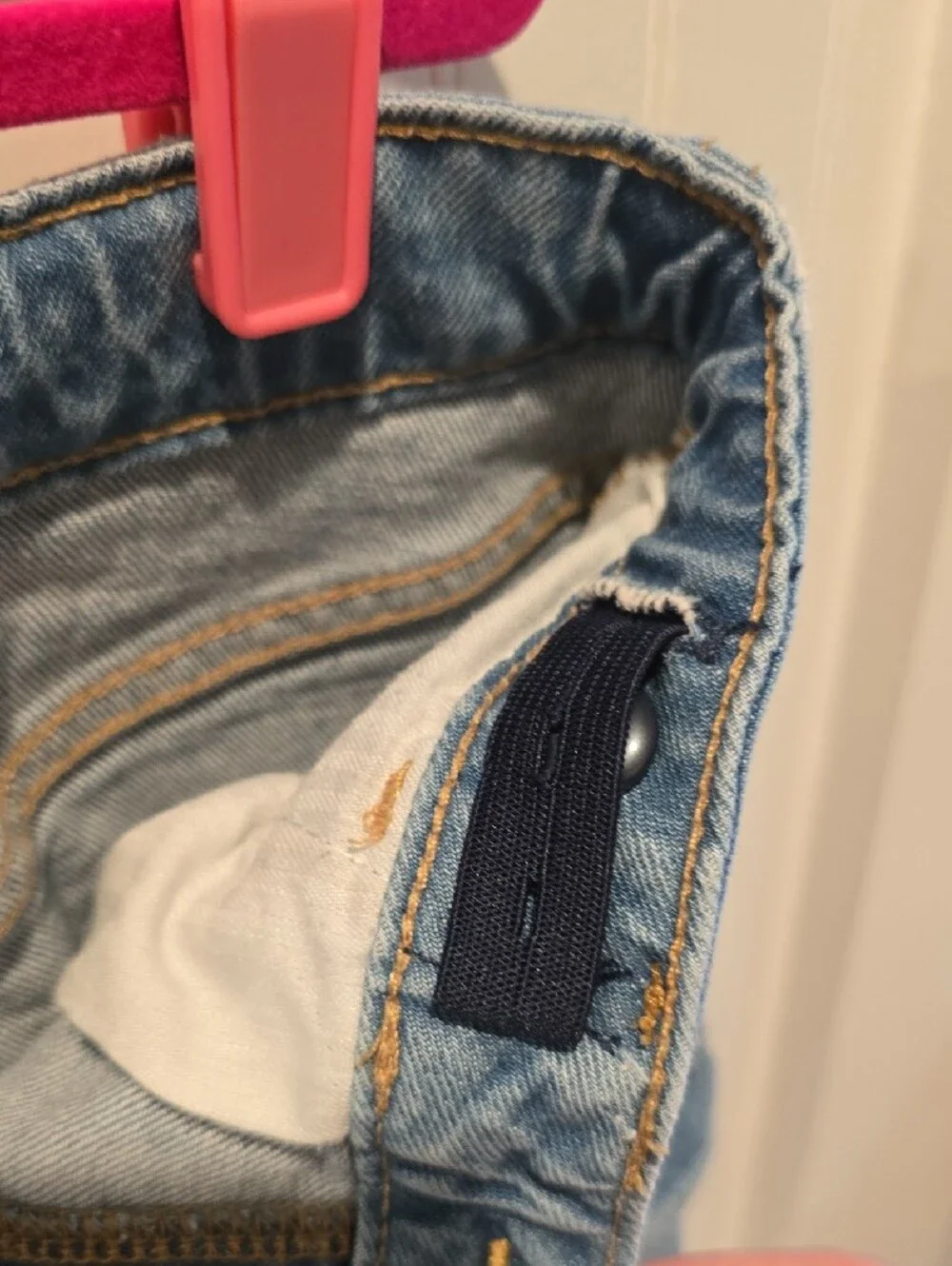GAP Light Blue Denim Cargo Mini Skirt